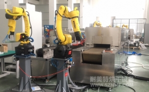 NMT-ZN-631疫苗玻璃瓶特殊涂層工藝,預熱+固化自動化對接隧道爐烘烤線(蘇州?？松?