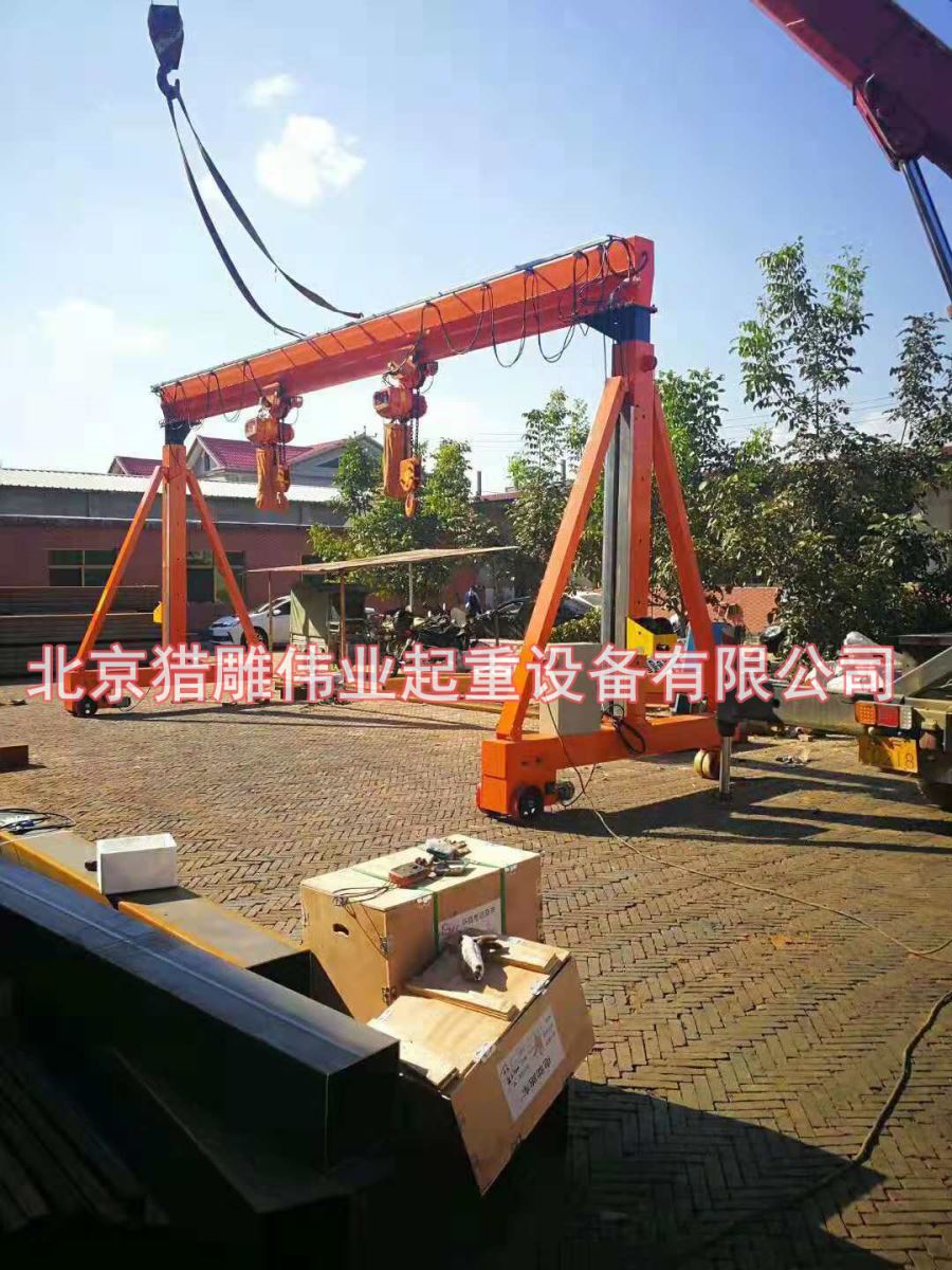 獵雕龍門吊設備實拍